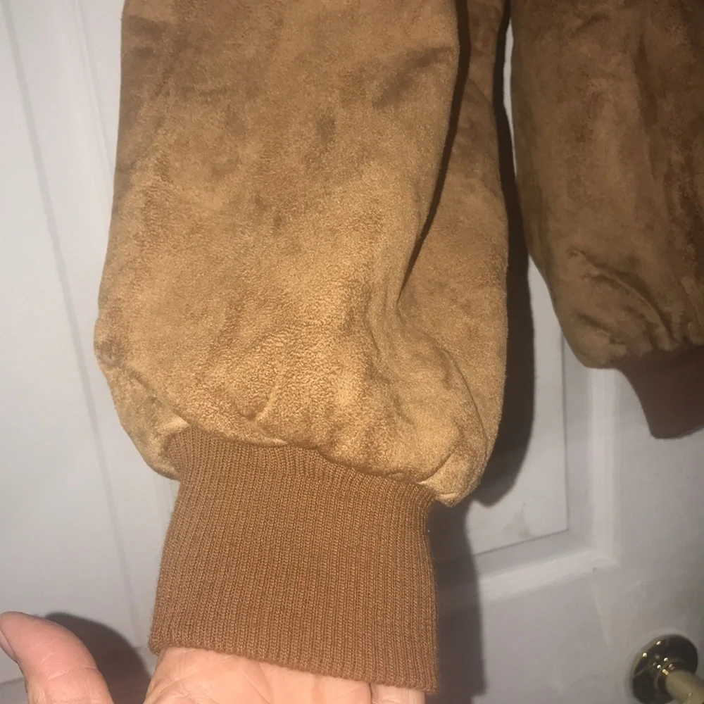 NWT Men’s Faux Suede Jacket